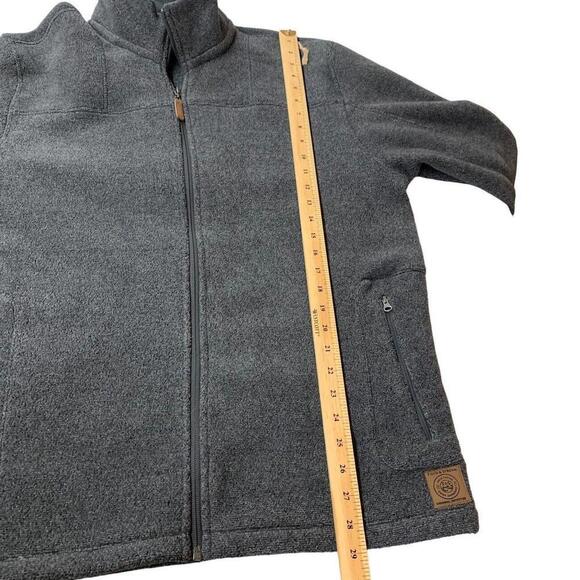 Field & Stream Mens Full-Zip Sweater Cardigan Charcoal Gray  Zip Pockets Size XL - Picture 6 of 8